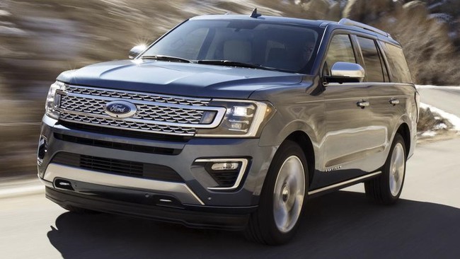 SUV terbaru Ford Expedition menyematkan fitur-fitur berteknologi canggih dengan bobot ringan bermaterial aluminium alloy.