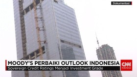 Moody's Perbaiki Peringkat Surat Utang Indonesia