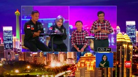Saat Para Kandidat Saling Bertanya dalam Debat Pamungkas