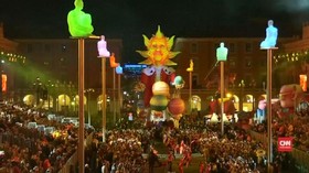 Ratusan Ribu Orang Ramaikan Festival 'Raja Energi' di Nice
