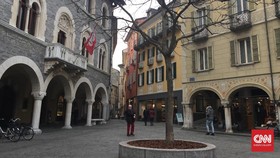 Menengok Kota Tiga Kastil di Pegunungan Alpen Swiss