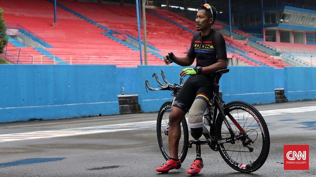 Pebalap para cycling Indonesia, Muhammad Fadli, menargetkan meraih medali dalam Paralimpiade 2020 yang digelar di Tokyo, Jepang.