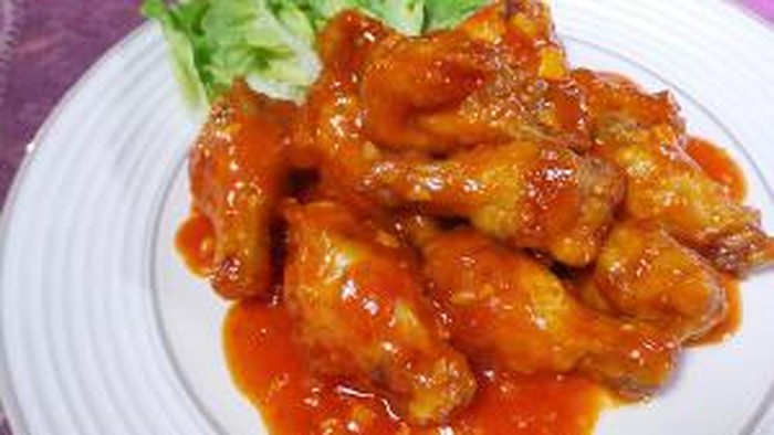 olahan ayam pedas