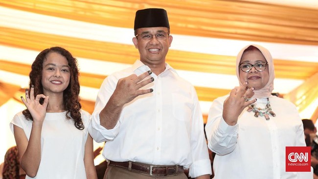 Anies Baswedan mengungkapkan NIK KTP milik dua anaknya dicatut sepihak sebagai syarat support bakal cagub dan cawagub Dharma Pongrekun-Kun Wardana.