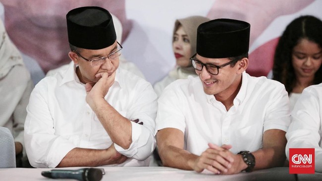 Sandiaga memuji putra sulung Susilo Bambang Yudhoyono tersebut atas pernyataan kekalahannya dalam Pilkada DKI Jakarta 2017.