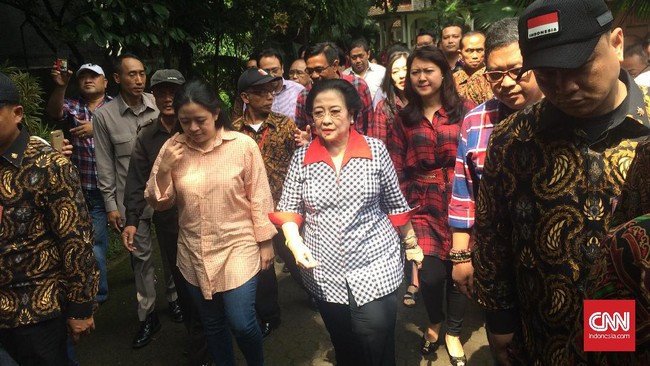 Cucu pertama Megawati menjadi salah satu pemilih pemula saat Pilkada DKI Jakarta 2017.