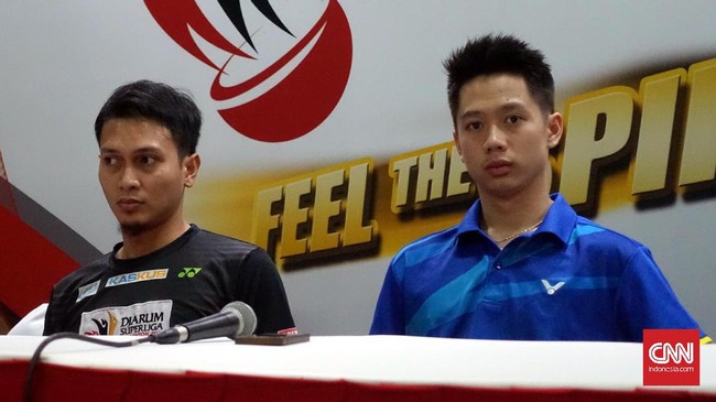 Pebulutangkis ganda putra, Kevin Sanjaya, mengaku sangat senang dapat berpasangan dengan seniornya di Pelatnas PBSI, Mohammad Ahsan dalam Superliga 2017.