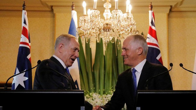 PM Australia Malcolm Turnbull mengkritik resolusi PBB yang mengecam pembangunan permukiman Israel di wilayah Palestina lantaran dianggap tidak adil.