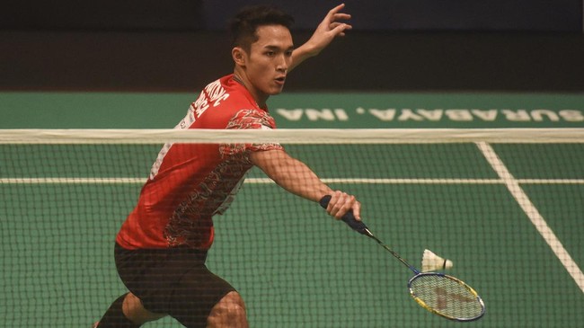 Jonatan Christie berhasil lolos ke babak 16 besar Indonesia Terbuka sedangkan Anthony Ginting dan Tommy Sugiarto harus tersingkir.