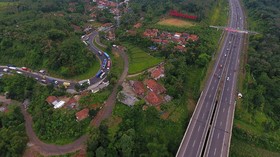 Rekayasa Lalin di KM 118 Tol Cipularang Mulai Diberlakukan