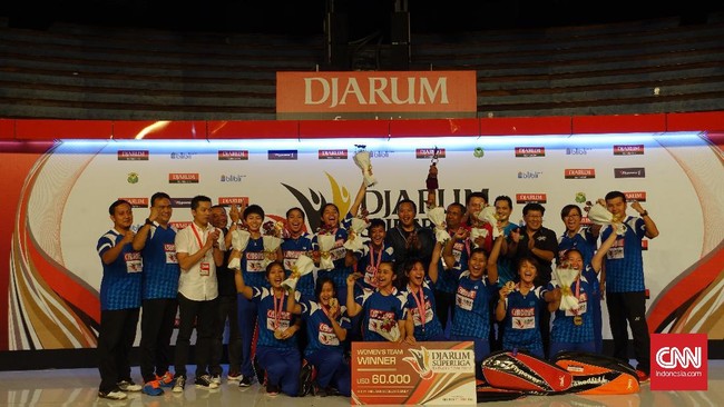 Manajer Mutiara Cardinal Umar Djaidi mengaku tak menyangka tim putri klubnya bisa menang mudah atas Berkat Abadi pada final Djarum Superliga Badminton 2017.