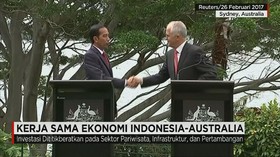 Indonesia-Australia Jalin Kerja Sama Ekonomi
