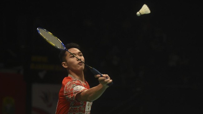 Tunggal putra Indonesia Jonatan Christie bertemu Lin Dan di perempat final Malaysia Terbuka usai mengalahkan Tanongsak Saensomboonsuk.