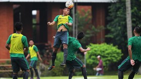 Timnas Indonesia U-22 Asah Eksekusi Bola Mati