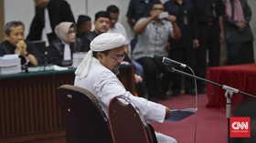 Saksi Sebut Kondisi Rizieq Lemah di Awal Masuk RS Ummi