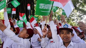 Ribuan Pelajar Bogor Dikerahkan untuk Sambut Raja Salman