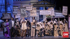 Sindiran 'Asin' Teater Koma Pada Hukum & Kekuasaan Hari Ini