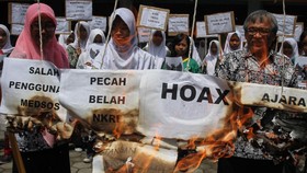 Berita Hoax Disebut Pengaruhi Elektabilitas Cagub DKI