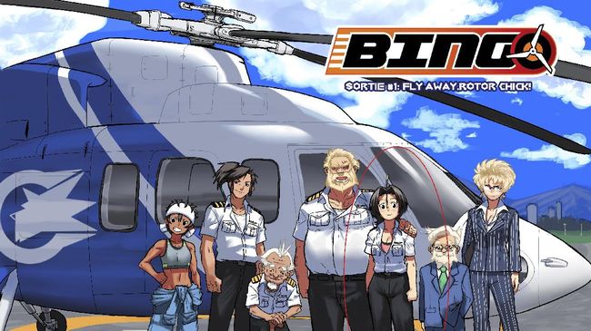 Bingo mengisahkan petualangan Avianti sebagai seorang pilot helikopter perempuan pertama Indonesia yang masuk ke perusahaan jasa transportasi.