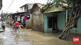 Sungai Sunter Meluap, Cipinang Melayu Dilanda Banjir Lagi