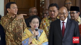 Didampingi Ahok-Djarot, Megawati Menjamu Presiden Afsel