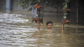 Kawasan Dayeuhkolot Banjir, Ketinggian Air Hingga 2,3 Meter
