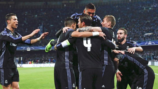 Aksi Real Madrid di San Paolo
