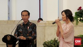 Jokowi Angkat Suara soal Raisa yang 'Dicaplok' Tangan Asing