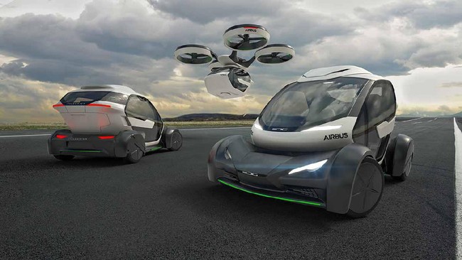 Untuk mengurangi kemacetan lalu lintas, Airbus dan Italdesign mengembangkan sebuah mobil konsep yang mampu beroperasi di darat dan udara.
