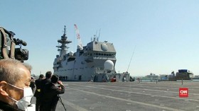 Kapal Perang Terbesar Jepang Lewati Laut China Selatan