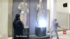Sisa Kehancuran Museum Mosul di Tangan ISIS