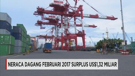 Febuari 2017, Indonesia Alami Surplus Neraca Dagang