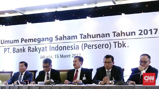 Dengan membagikan dividen sebesar 40 persen dari laba bersih 2016, rasio kecukupan modal BRI masih bertengger di atas level 20 persen.