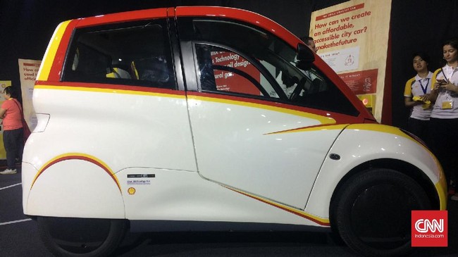 Shell siap memberikan ide Shell Concept Car bagi pabrikan yang berminat merakit secara masal mobil mungil yang super irit itu.