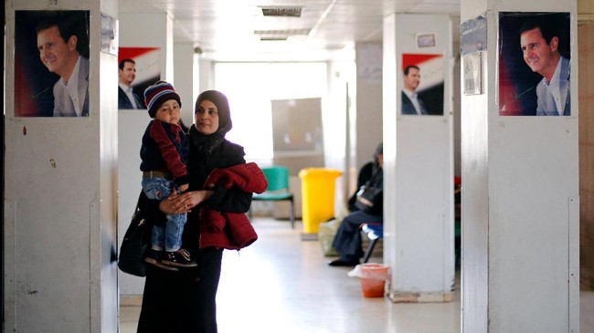 Kelamnya Suasana Rumah Sakit Kanker Anak Di Damaskus, Syria