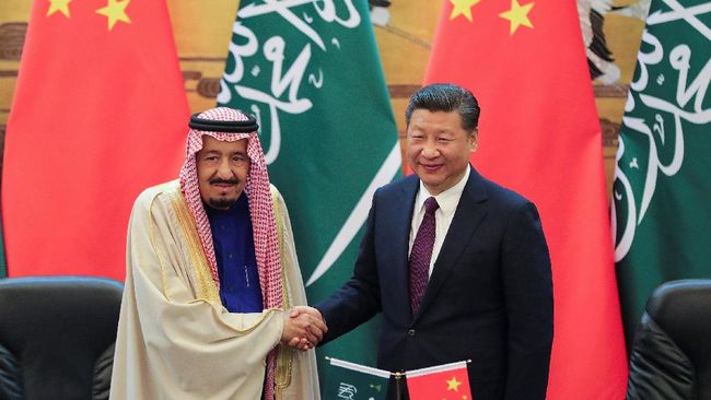 Ke China Raja Salman Teken Kerja Sama Senilai Rp864 Triliun
