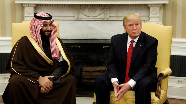 Wakil Putra Mahkota Kerajaan Arab Saudi tidak percaya aturan imigrasi Donald Trump ditujukan untuk mengincar Islam, menganggap AS teman sejati Muslim.