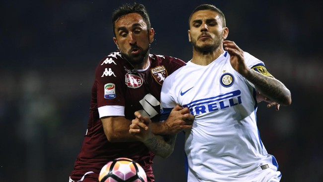 Meski unggul lebih dulu, Inter Milan harus puas berbagi satu angka usai ditahan imbang 2-2 Torino dalam lanjutan Serie A di Stadion Olimpico Grande Torino.