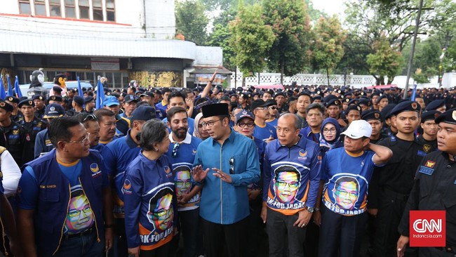 Ridwan Kamil mengatakann kekuatan dukungan akan ditentukan pada hari pendaftaran pasangan calon. Dia tidak mau GR, karena dukungan dapat berubah.