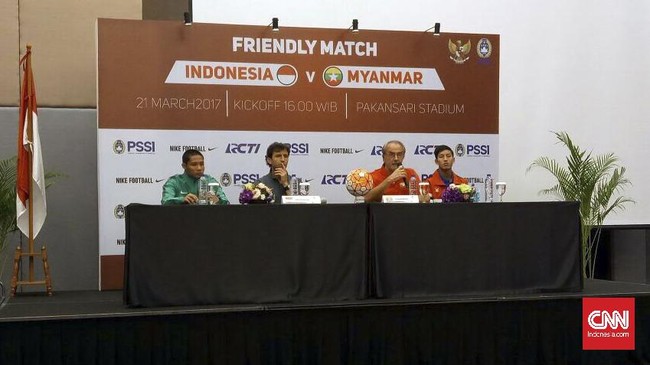 Timnas Myanmar asuhan Gerd Zeise berhasil menahan imbang Timnas Indonesia pada pertemuan terakhir pada laga uji coba di Yangon, 4 November 2016.