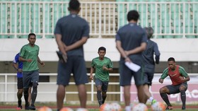 Timnas Indonesia U-22 Fokus Latihan Transisi Menyerang