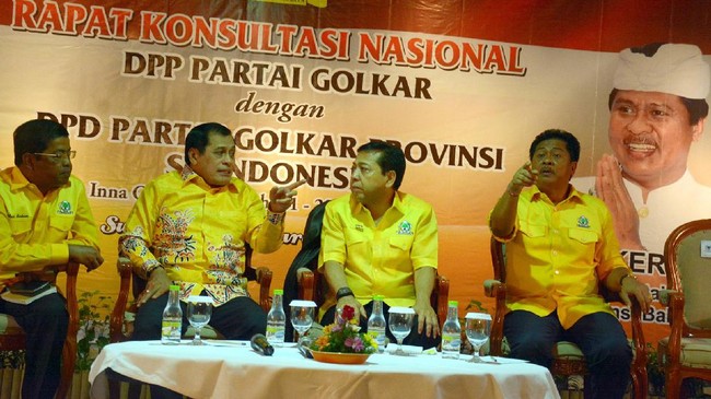 Desakan untuk mengadakan Musnaslub disampaikan kader muda Golkar terkait disebutnya nama Setya Novanto dalam dakwaan kasus korupsi e-KTP.