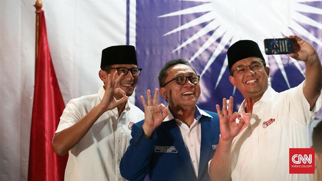 Partai Amanat Nasional siap melakukan apa pun untuk bisa memenangkan Anies Baswedan-Sandiaga Uno di putaran dua Pilkada DKI Jakarta.