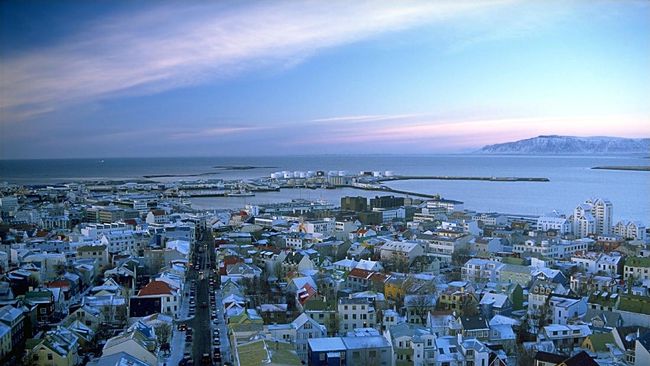 Kota Reykjavík di Islandia