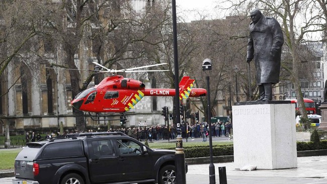 Beberapa kepala negara Uni Eropa menunjukkan rasa belasungkawa mereka terhadap serangan yang terjadi di London, Inggris, Rabu (23/3) melalui media sosial.