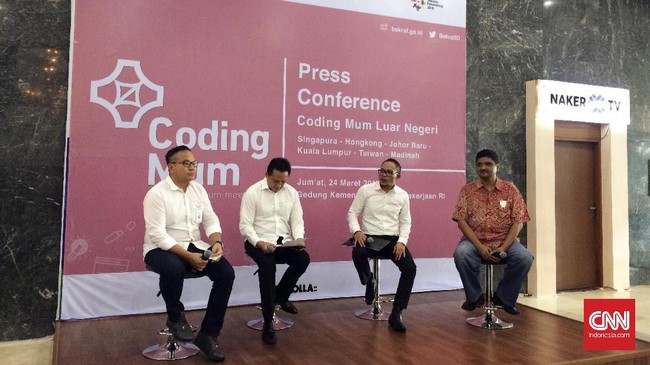 Coding Mum luar negeri merupakan pelatihan coding dengan negara tujuan Singapura, Malaysia (Kuala Lumpur dan Johor), Hongkong, Taiwan, dan Arab Saudi.