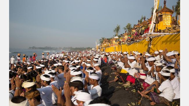 Rangkaian Hari Raya Nyepi di Bali bakal dimulai sejak 14 Maret sampai 18 Maret 2018. Berikut ini lima prosesi utamanya.