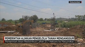Pemerintah Akan Redistribusi Lahan