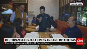 Restoran India Gandeng Kaum Difabel Jadi Pelayan