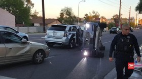 Begini Kondisi Mobil Tanpa Sopir Uber yang Alami Kecelakaan
